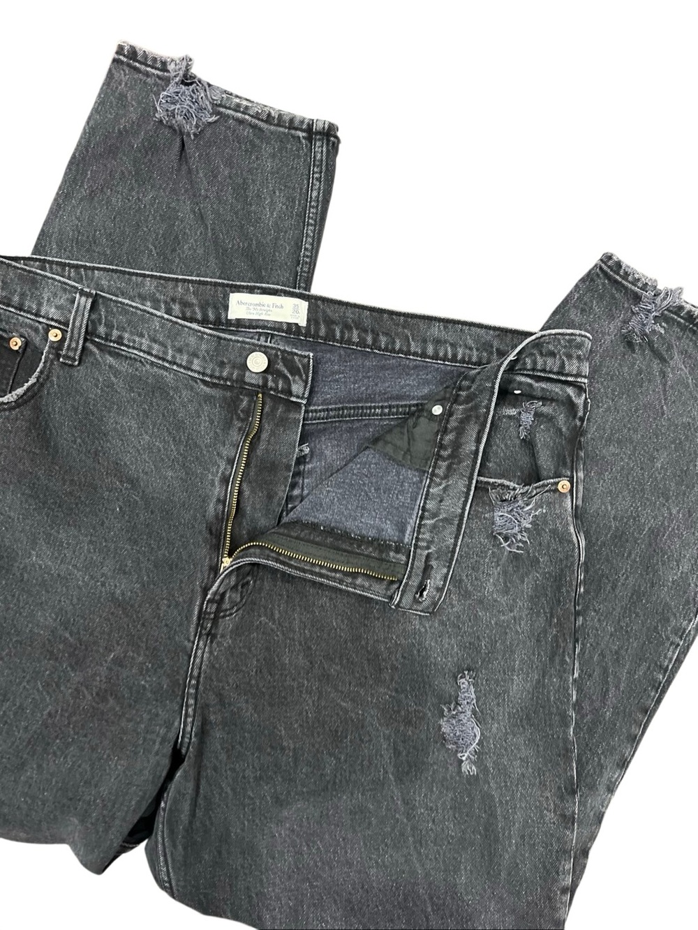 Abercrombie & Fitch Women's 90's
Straight Ultra High Rise Jeans Plus Size 20R